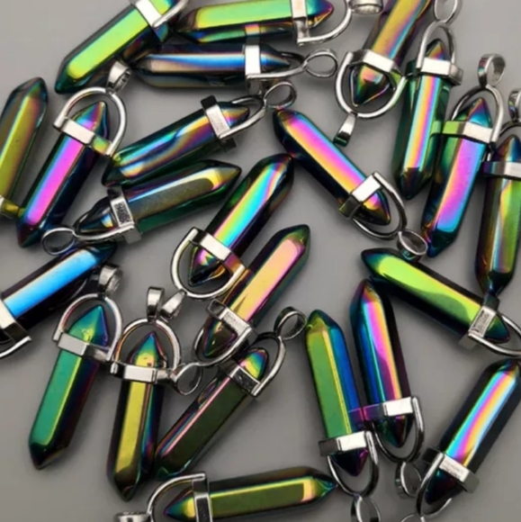 Titanium/Chrome crystal pendants ×1 - Picture 2 of 2